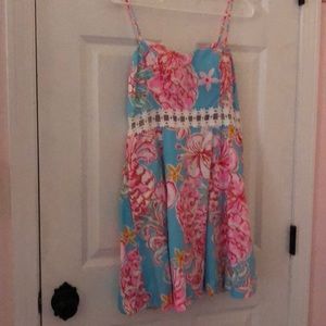 Lilly Pullitzer Tropical Floral dress.